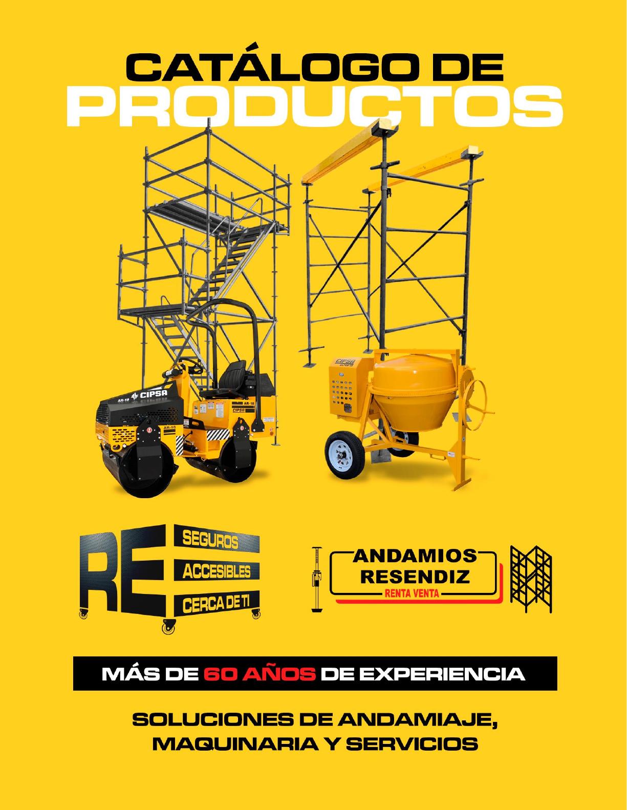 Catálogo de productos Andamios Resendiz